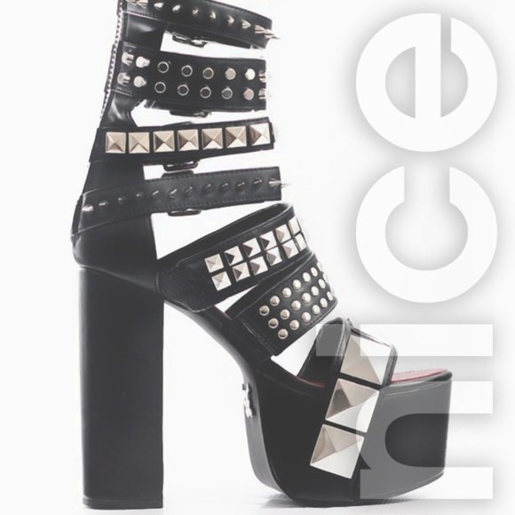 Charla Tedrick Shoes - CHARLA TEDRICK SID PLATFORM BOOT BLACK